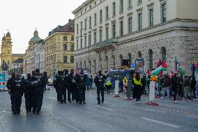 Pro Palestine Demonstration In Munich, Germany