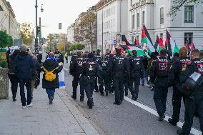 Pro Palestine Demonstration In Munich, Germany