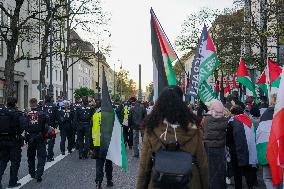 Pro Palestine Demonstration In Munich, Germany