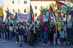 Pro Palestine Demonstration In Munich, Germany