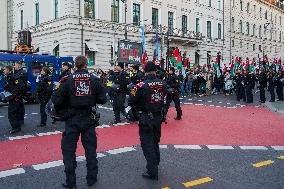 Pro Palestine Demonstration In Munich, Germany