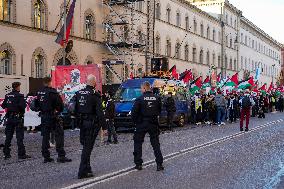 Pro Palestine Demonstration In Munich, Germany