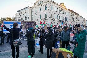 Pro Palestine Demonstration In Munich, Germany