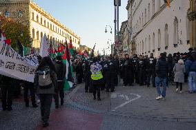 Pro Palestine Demonstration In Munich, Germany