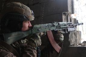 Soldiers of 57th Brigade practice assault skills in Kharkiv region