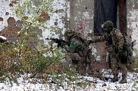 Soldiers of 57th Brigade practice assault skills in Kharkiv region