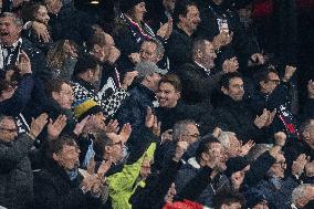 Leon Marchand Attends France v New Zealand