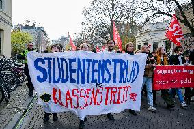 Demonstration Against Higher Education Cuts - Netherlands