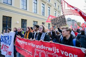 Demonstration Against Higher Education Cuts - Netherlands