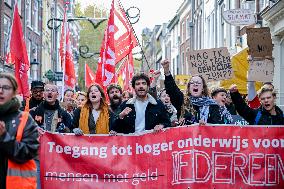 Demonstration Against Higher Education Cuts - Netherlands