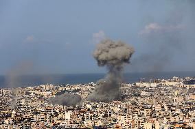 Israeli Warplanes Renew Their Raids On Southern Suburbs - Beirut