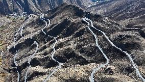 Nujiang River Zigzag Road - China