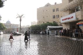 Daily Life On A Rainy Day - Gaza