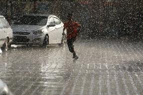 Daily Life On A Rainy Day - Gaza