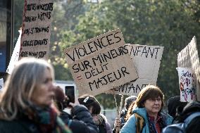 Rally For The Protection Of Children's Rights - Paris