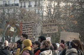 Rally For The Protection Of Children's Rights - Paris