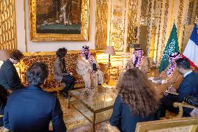 Minister of Culture Rachida Dati Receives Saudi Counterpart - Paris