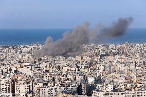 Israeli Airstrikes Beirut's Southern Suburbs