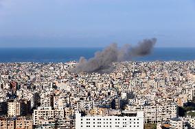 Israeli Airstrikes Beirut's Southern Suburbs