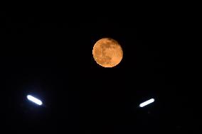 Waning Gibbous Moon In India