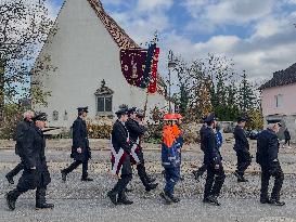 Remembrance Day Parade In Gauting, Bavaria