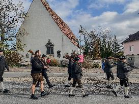 Remembrance Day Parade In Gauting, Bavaria