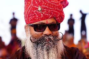 Moustache Competition At The Pushkar Annual Fair - India