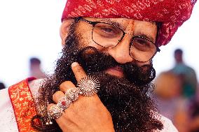 Moustache Competition At The Pushkar Annual Fair - India