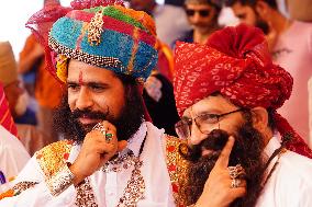 Moustache Competition At The Pushkar Annual Fair - India