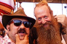 Moustache Competition At The Pushkar Annual Fair - India