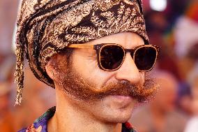 Moustache Competition At The Pushkar Annual Fair - India