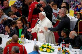 Pope Francis Celebrates The Day Of The Poor With Mass And Lunch