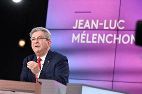 Jean-Luc Melenchon On Dimanche En Politique - Paris