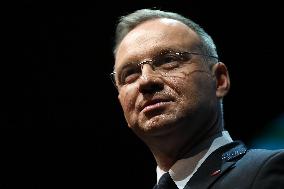 President Of Poland Andrzej Duda At The 35th Anniversary Gala Of The Scouting Association Of The Republic Of Poland In Krakow