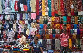 Garments Market In Kolkata, India