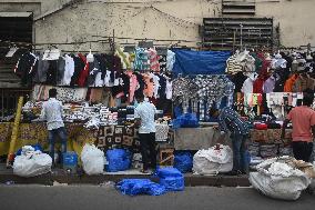 Garments Market In Kolkata, India