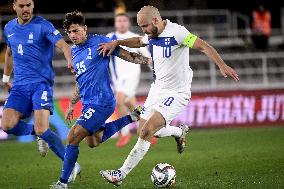 UEFA Nations League football match Finland vs Greece