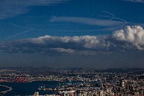 Warplanes Fly Over Northern Israel