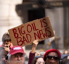 Climate Activists Protest In Washington DC