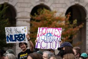 Climate Activists Protest In Washington DC