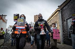 Kick Out Zwarte Piet Protest In Middelharnis