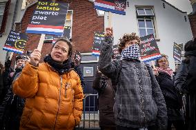 Kick Out Zwarte Piet Protest In Middelharnis