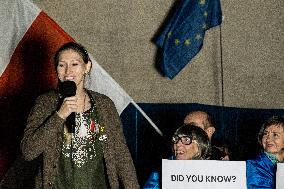 Protest In Support Of Ukraine In Rome, Italy