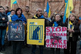 Protest In Support Of Ukraine In Rome, Italy