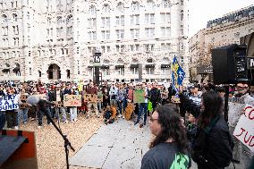 Climate Activists Protest In Washington DC