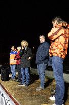 Valerie Pecresse meets with Farmers protesting on the RN118 - Velizy-Villacoublay