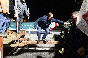 Farmers protest against EU-Mercosur agreement on the RN118 - Velizy-Villacoublay