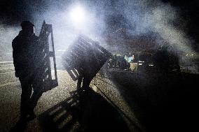 Farmers protest against EU-Mercosur agreement on the RN118 - Velizy-Villacoublay