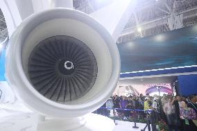 AEF1200 Aircraft Turbofan Engine at the 2024 Zhuhai Air Show