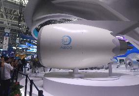 AEF1200 Aircraft Turbofan Engine at the 2024 Zhuhai Air Show